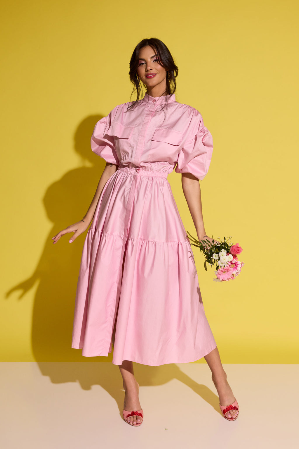 Rochie midi Cotton Candy