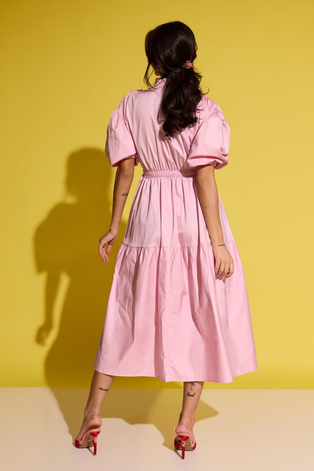Rochie midi Cotton Candy – detaliu 4