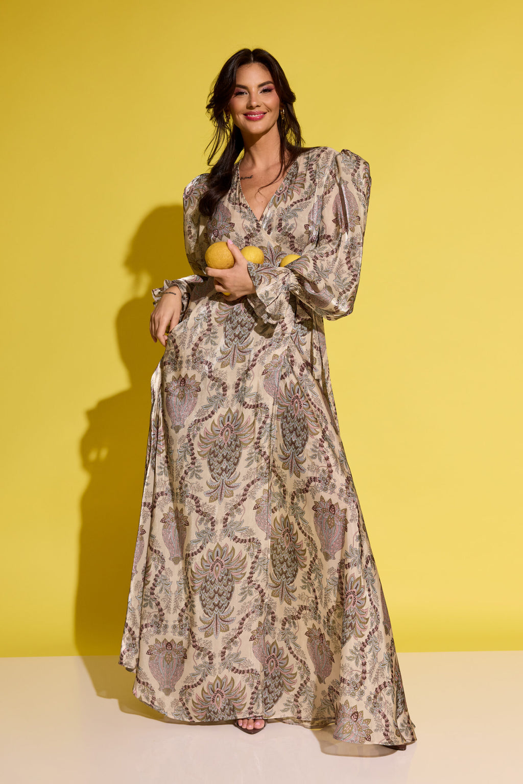 Rochie elegantă Champagne Glow – detaliu 2