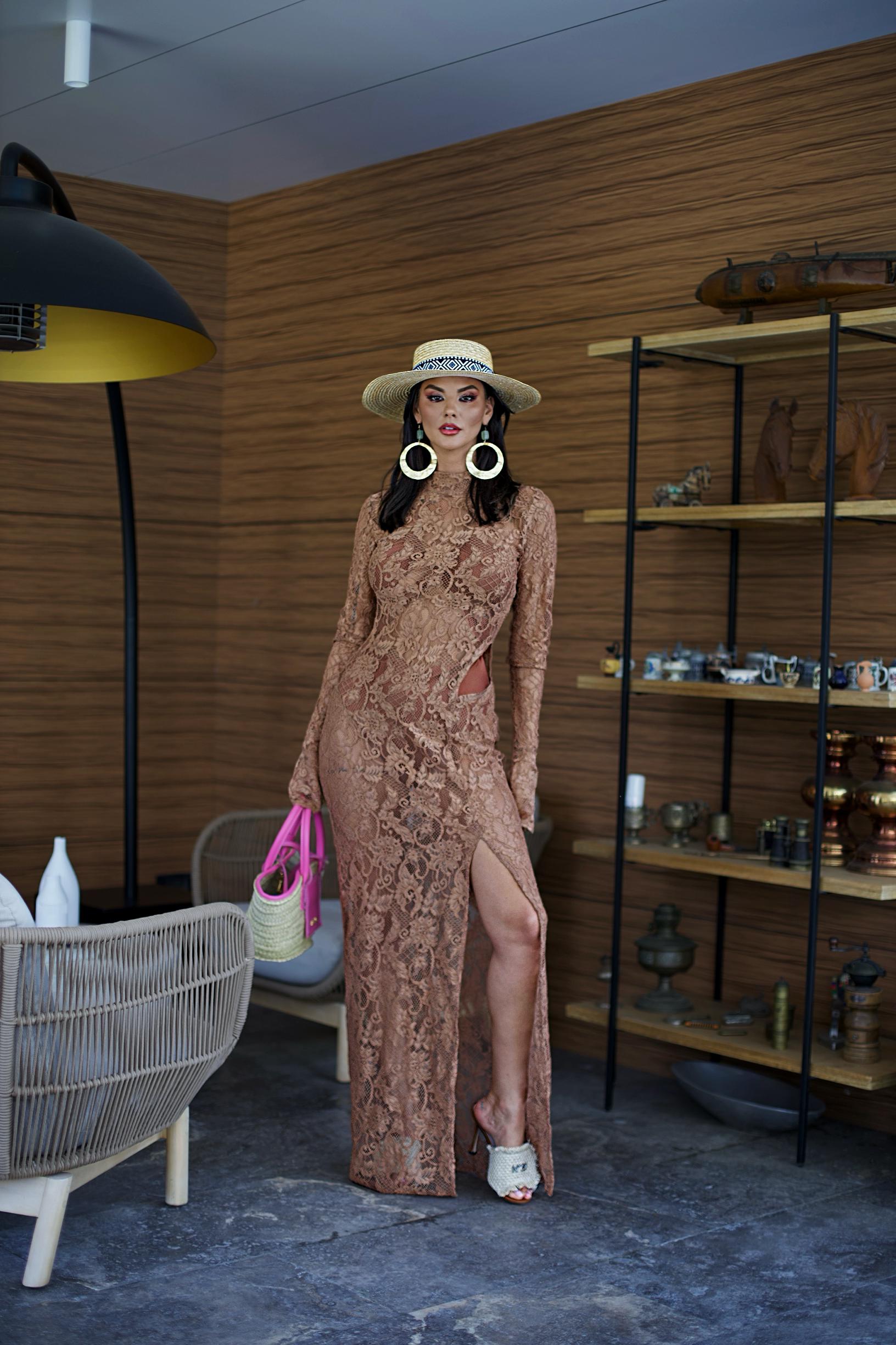 Rochie Paloma din dantelă – detaliu 4