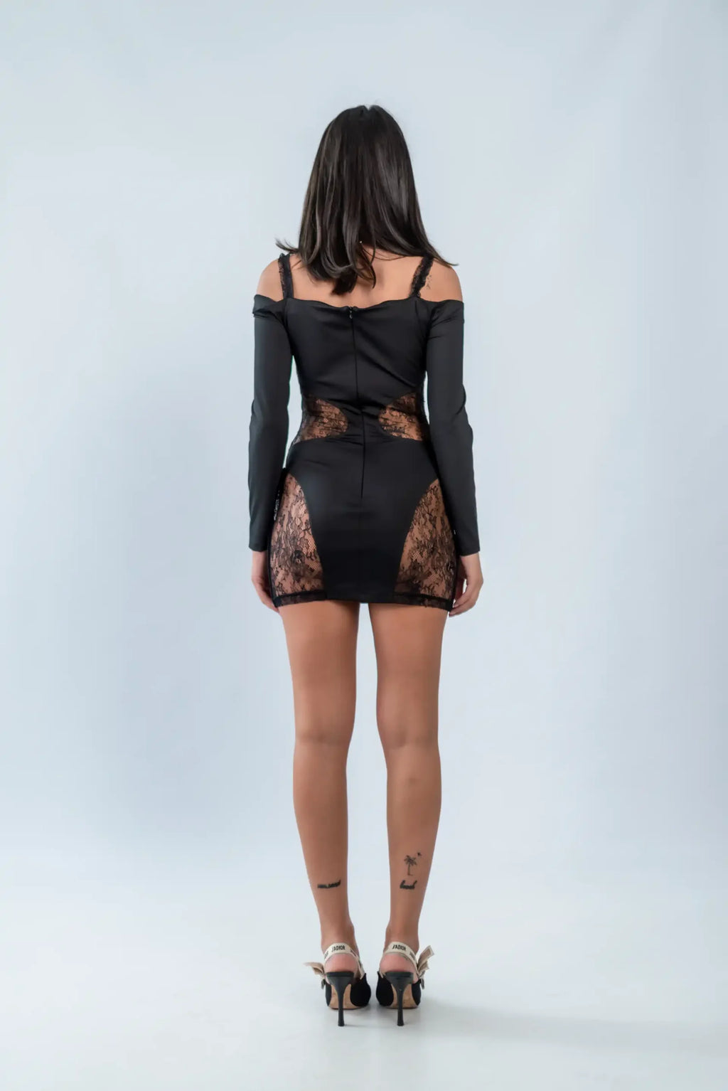 Rochie mini mulată Amit – detaliu 3