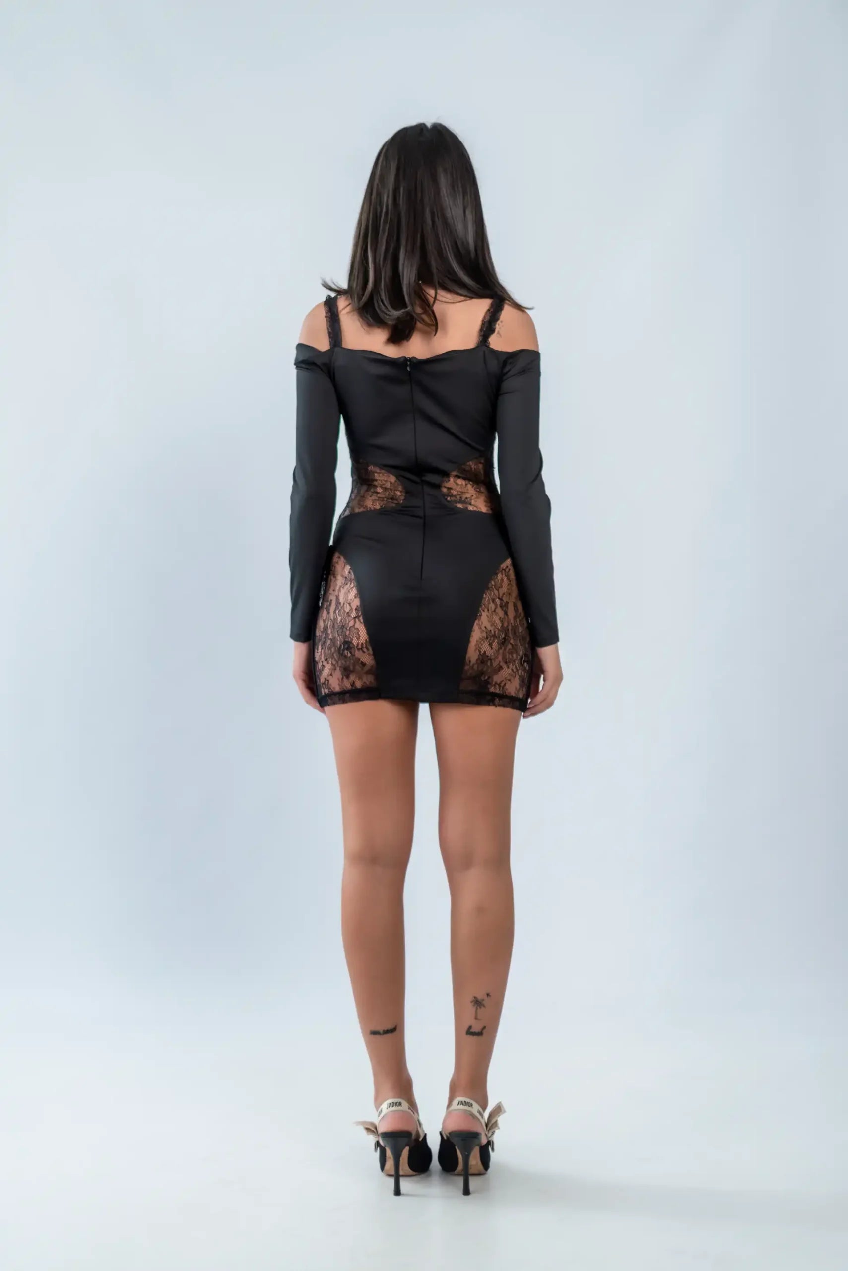 Rochie mini mulată Amit – detaliu 3