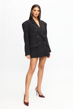 Rochie-sacou Noir Allure – detaliu 2
