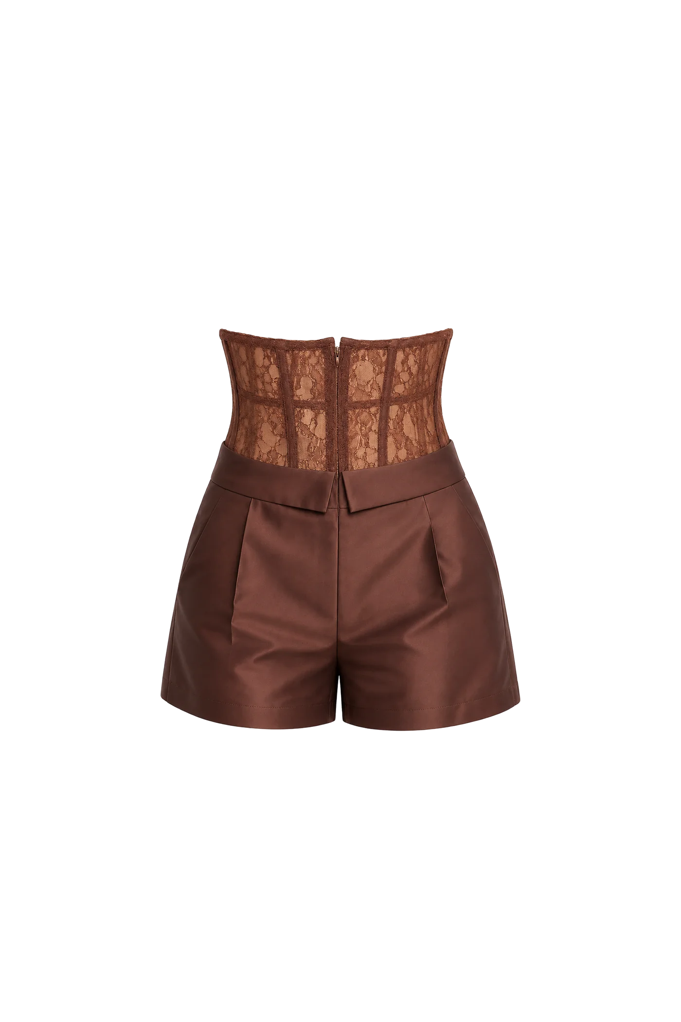 Mocha Lace Short Pants