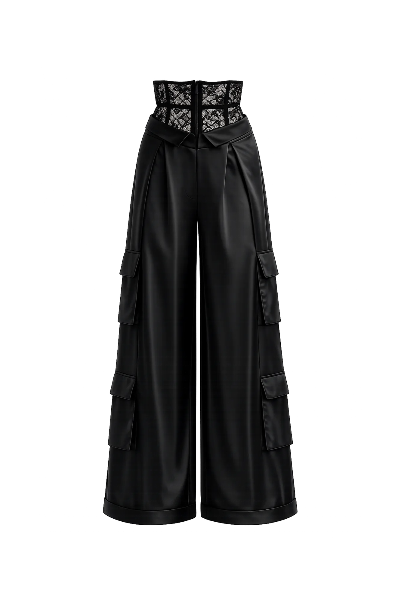 Pantaloni cu corset "NAIADE"