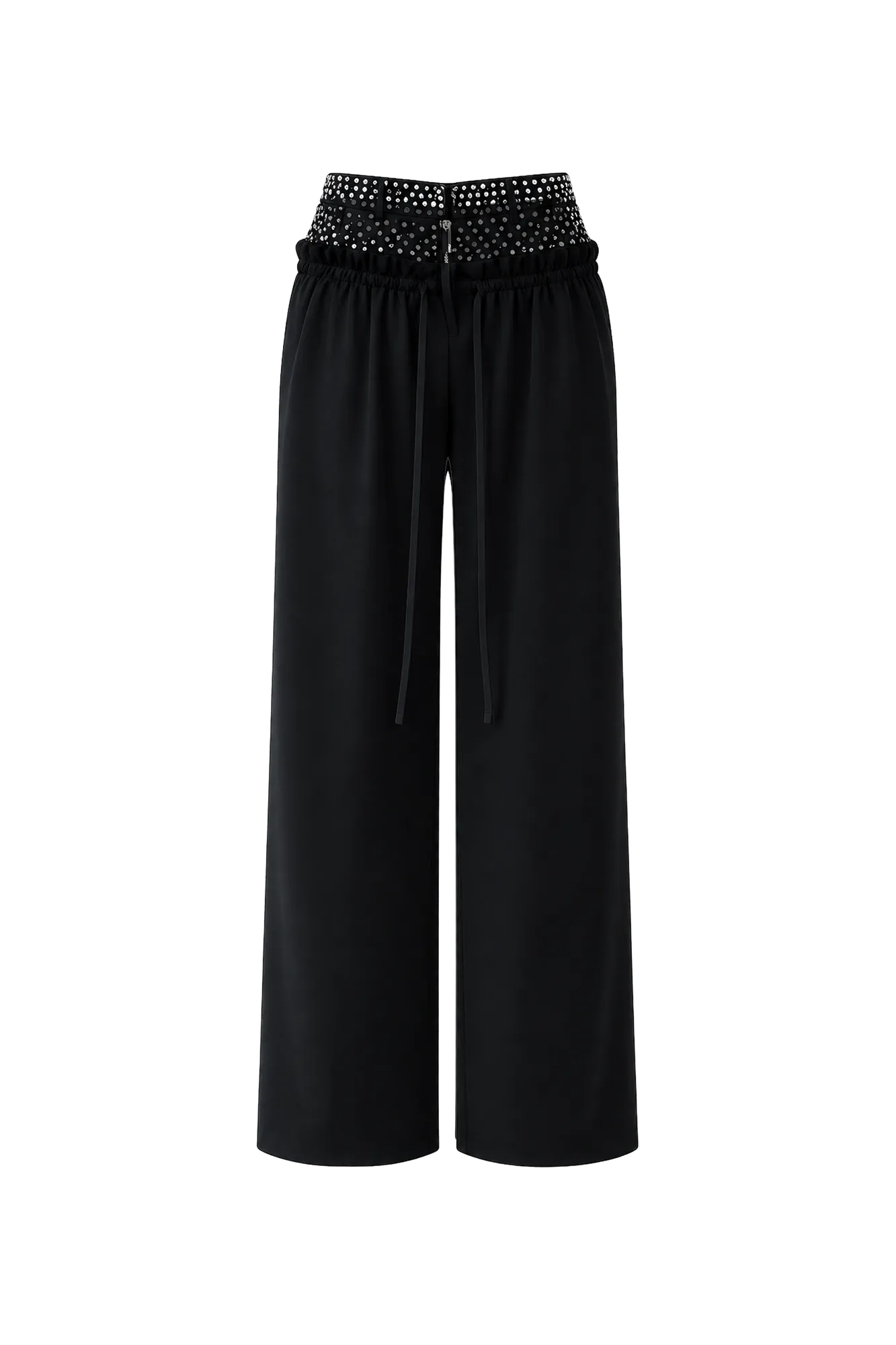 Pantalonii RHEA cu strass