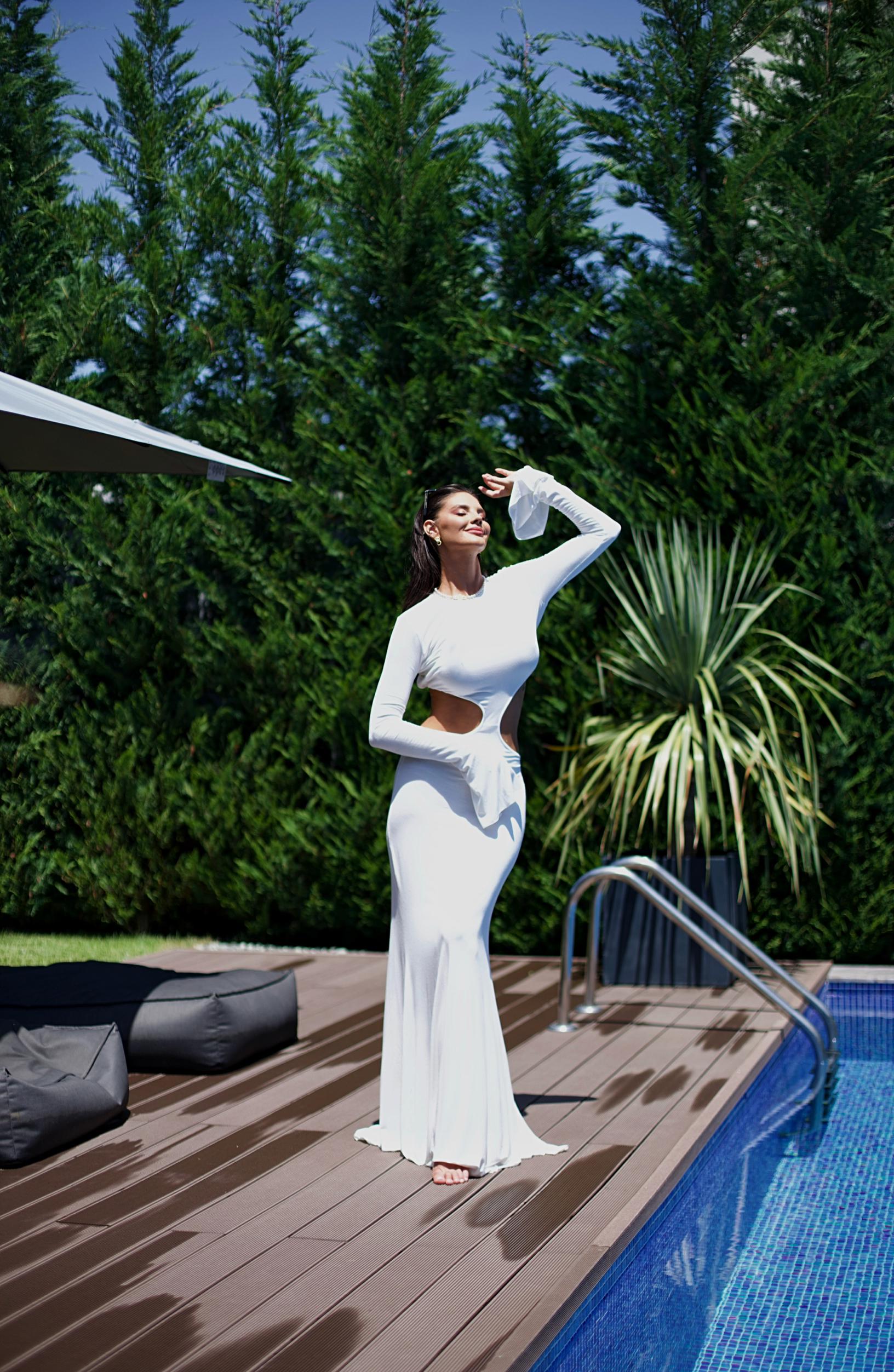 Rochie „Leya” White